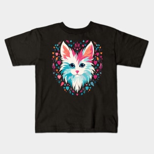 Turkish Angora Valentine Day Kids T-Shirt